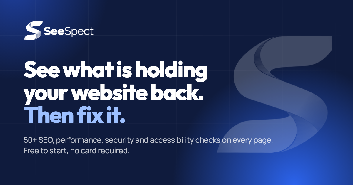 I built a website audit that points to the page that needs fixing